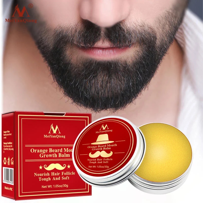 Aftershave Balm Mens - Natural Orange Organic Beard Oil Beard