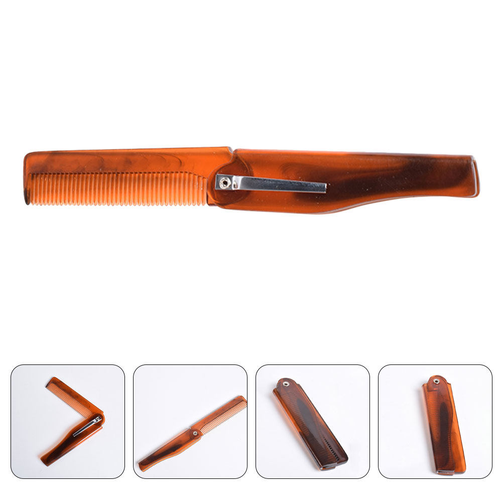 Men'S Grooming And Style - Foldable Hair Comb for Men Portable
