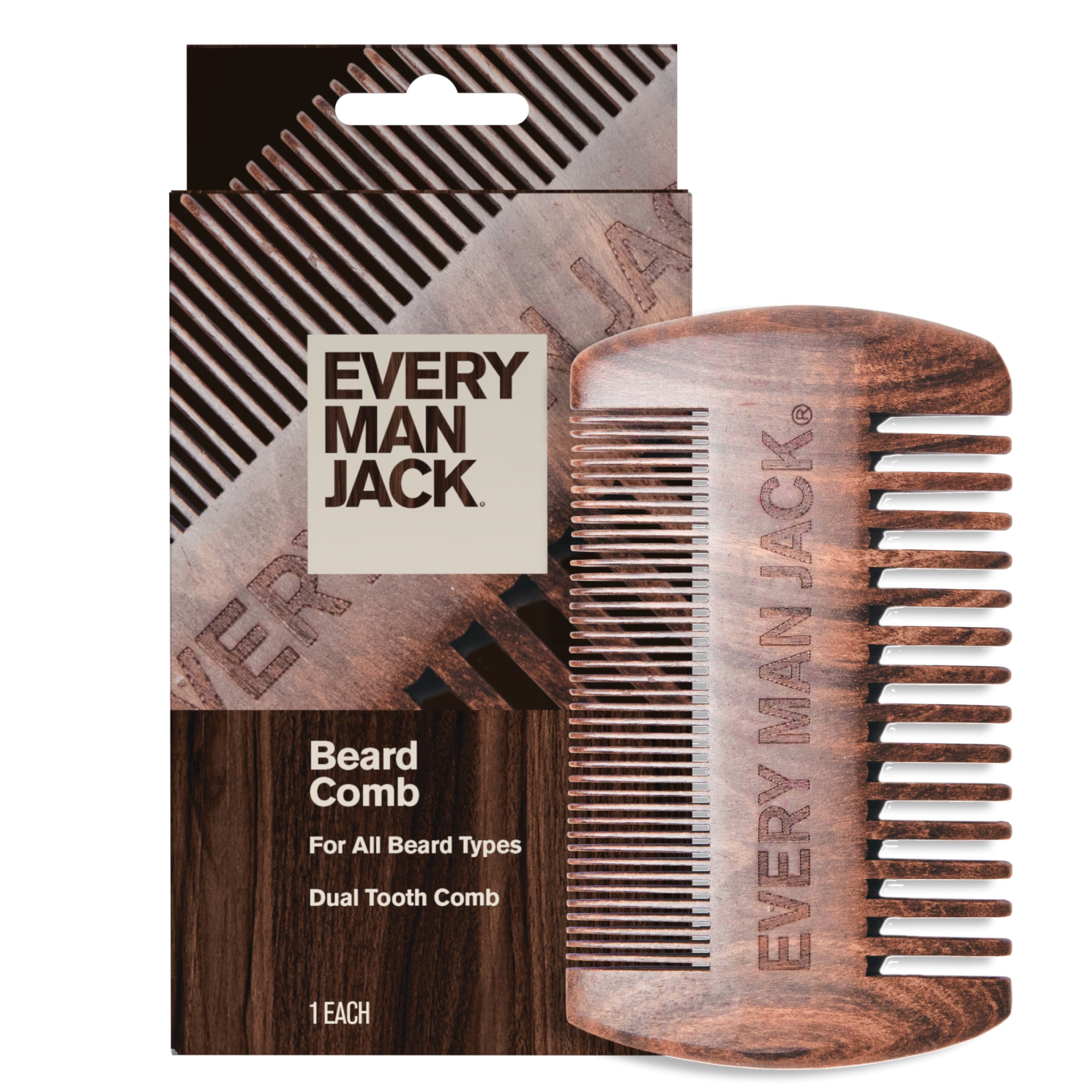 Men'S Grooming And Style - Premium Handmade Ebony Wood Beard Comb