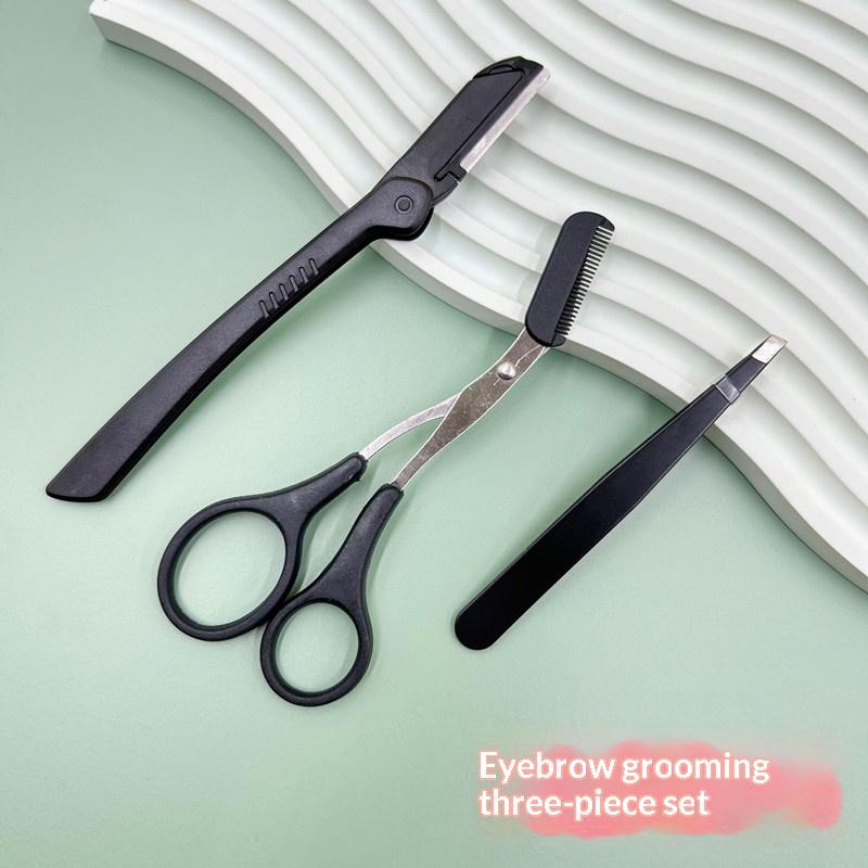 Men'S Grooming Eyebrow Shape - Eyebrow Grooming Kit Stainless Steel 3pcs