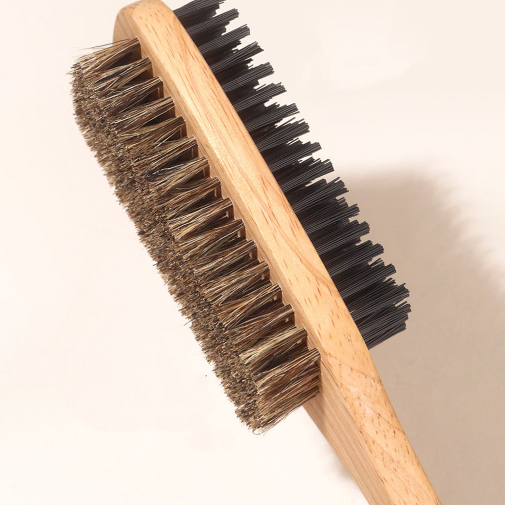2Pcs Double-Sided Boar Bristle - Men'S Grooming And Style 评论和价格
