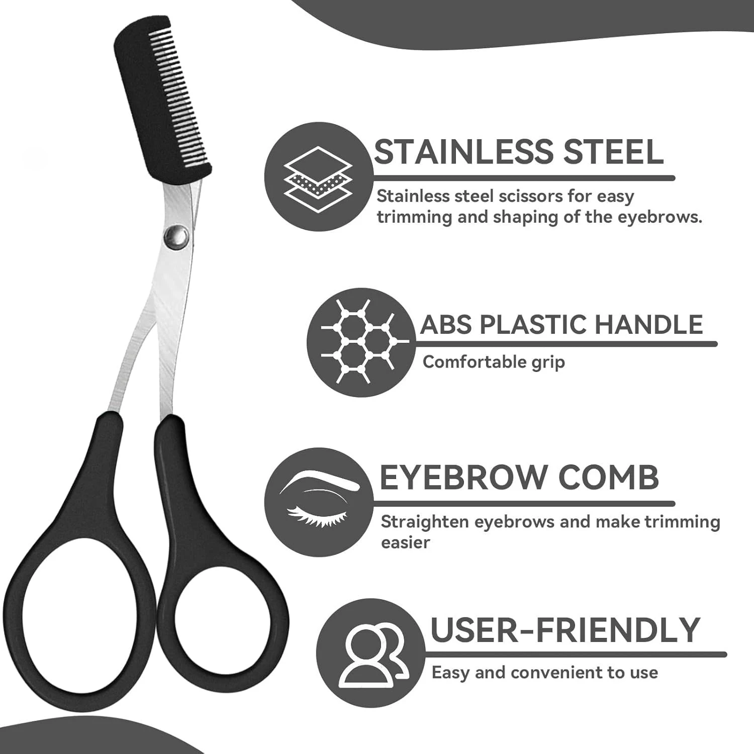 Stainless Steel Eyebrow Groomi - Men'S Grooming Eyebrow Shape 评论和价格