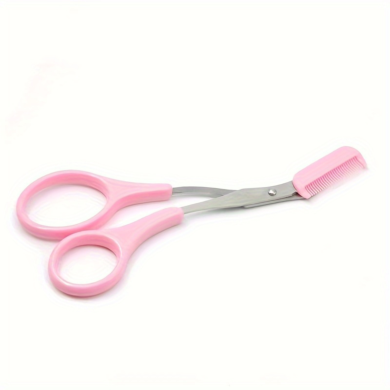 Eyebrow Trimmer Scissor With C - Men'S Grooming Eyebrow Shape 评论和价格