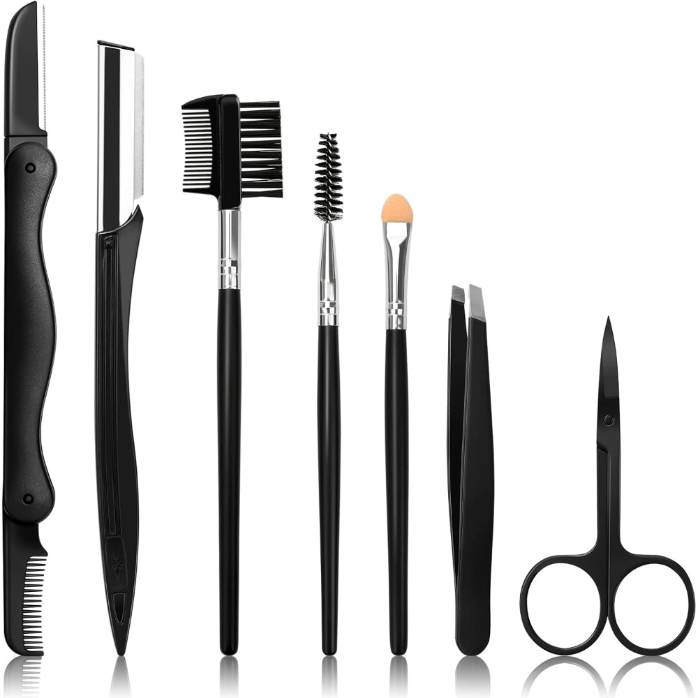 Eyebrow Razor Trimmer Set 7 in - Men'S Grooming Eyebrow Shape 评论和价格