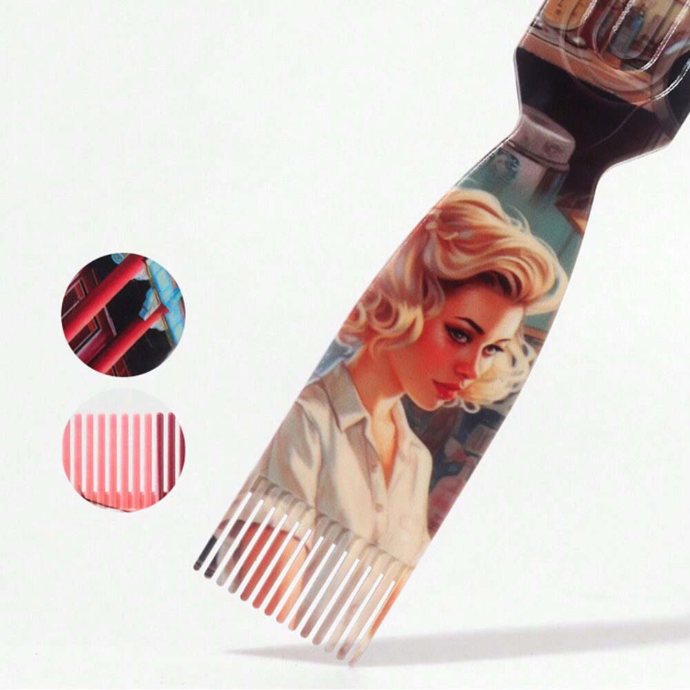 4Pcs Retro Hair Styling Set Be - Shaving Brush Set 评论和价格