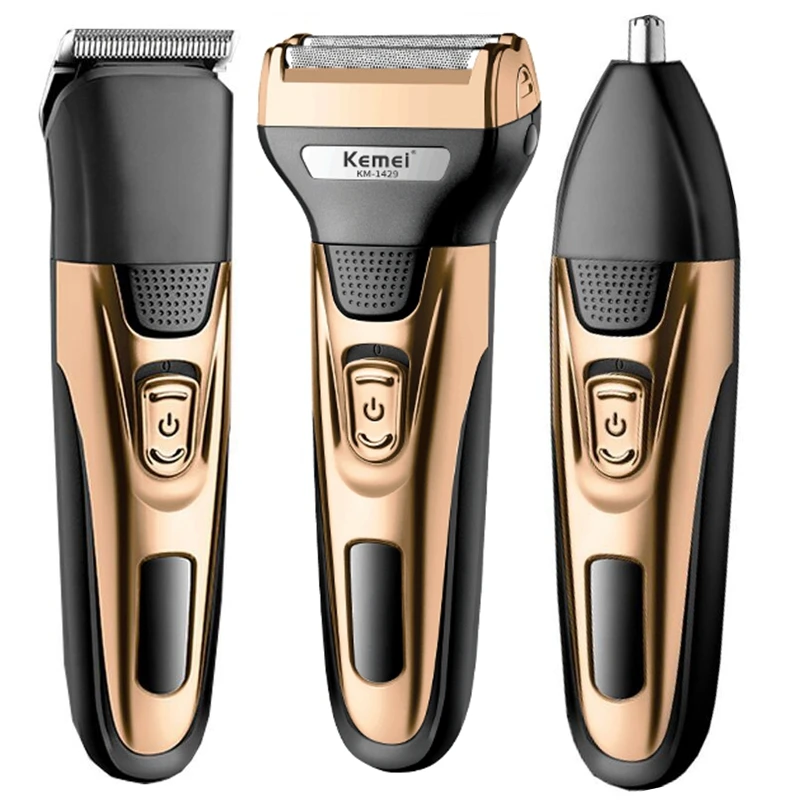 KEMEI 3IN1 GROOMING KIT ELECTR - Men'S Grooming Hair And Body Wash 评论和价格
