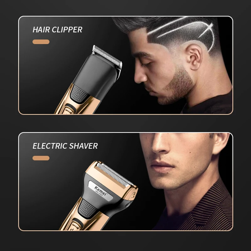 KEMEI 3IN1 GROOMING KIT ELECTR - Men'S Grooming Hair And Body Wash 评论和价格