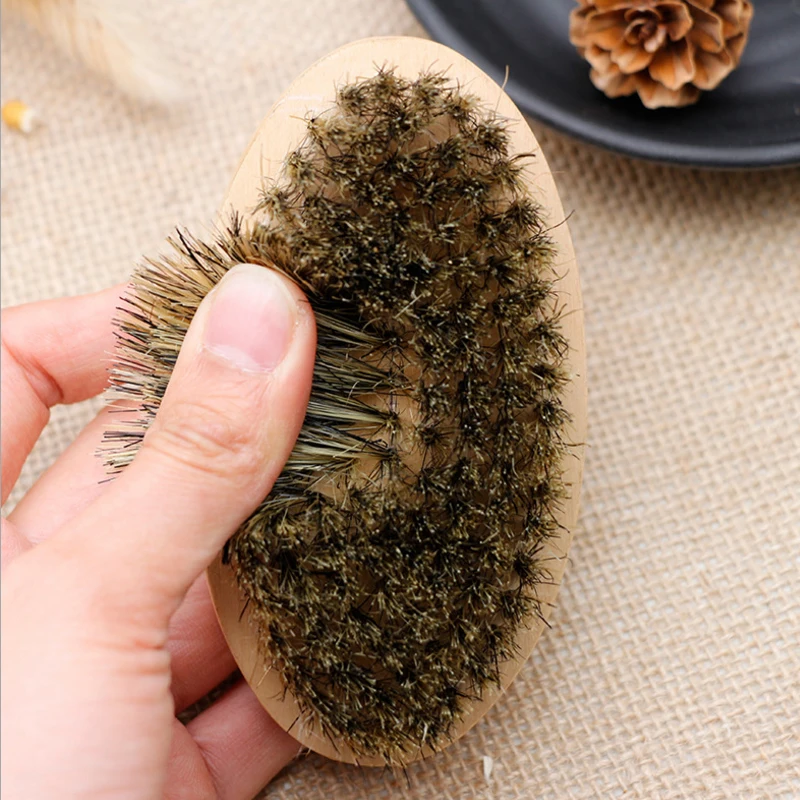 Soft Boar Bristle Wood Beard B - Shaving Brush Set 评论和价格