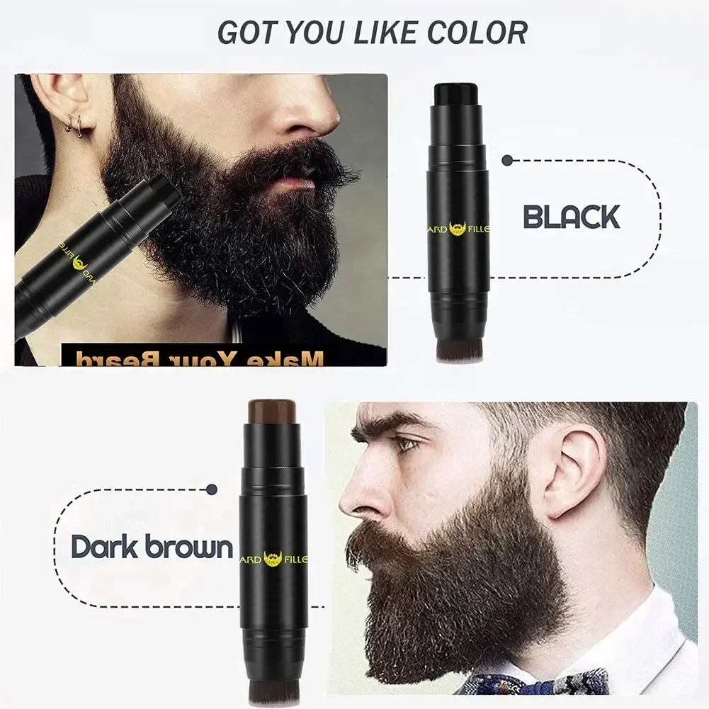 Men Beard Pencil Brush Filler  - Shaving Brush Set 评论和价格