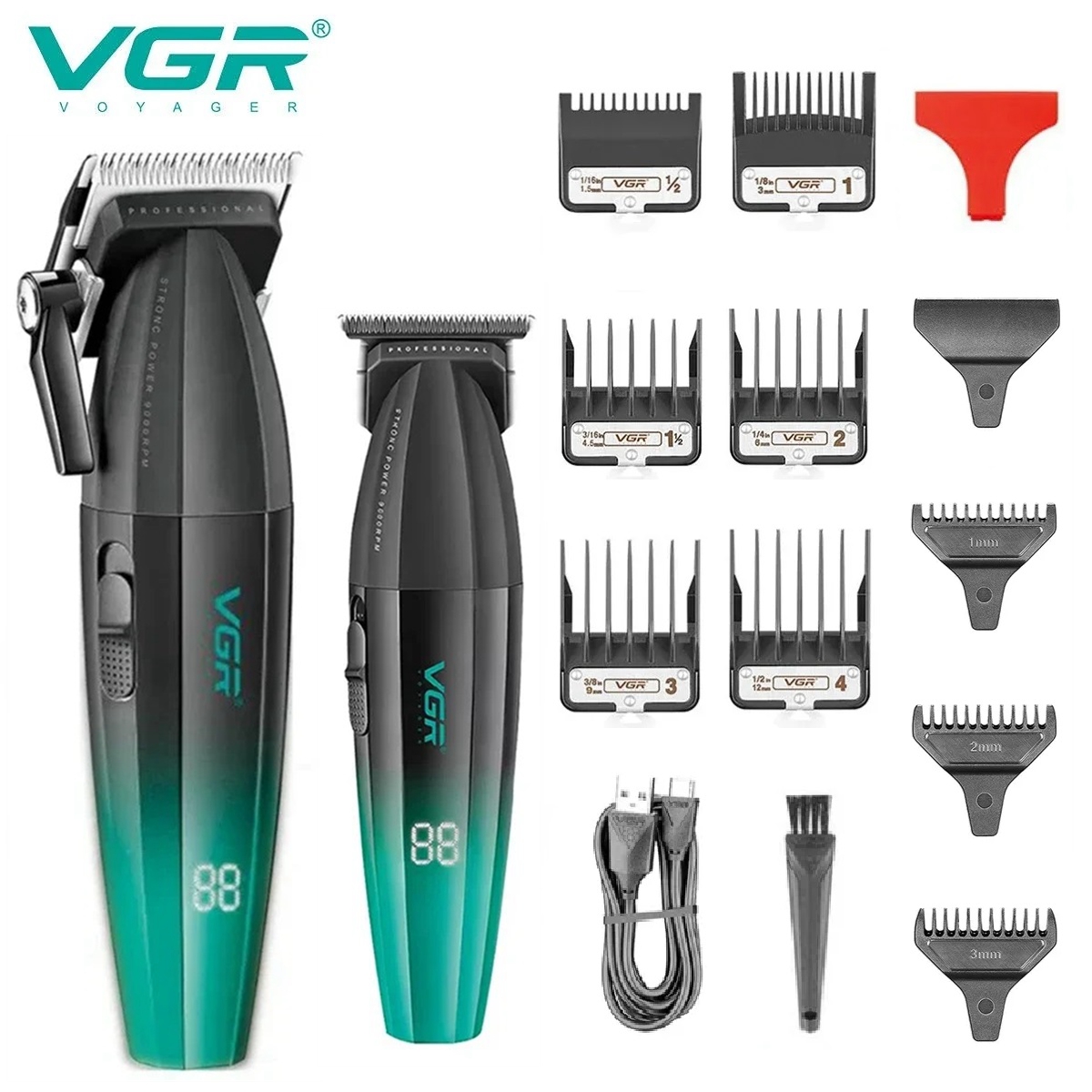 VGR Hair Trimmer Professional  - Men'S Grooming Hair And Body Wash 评论和价格