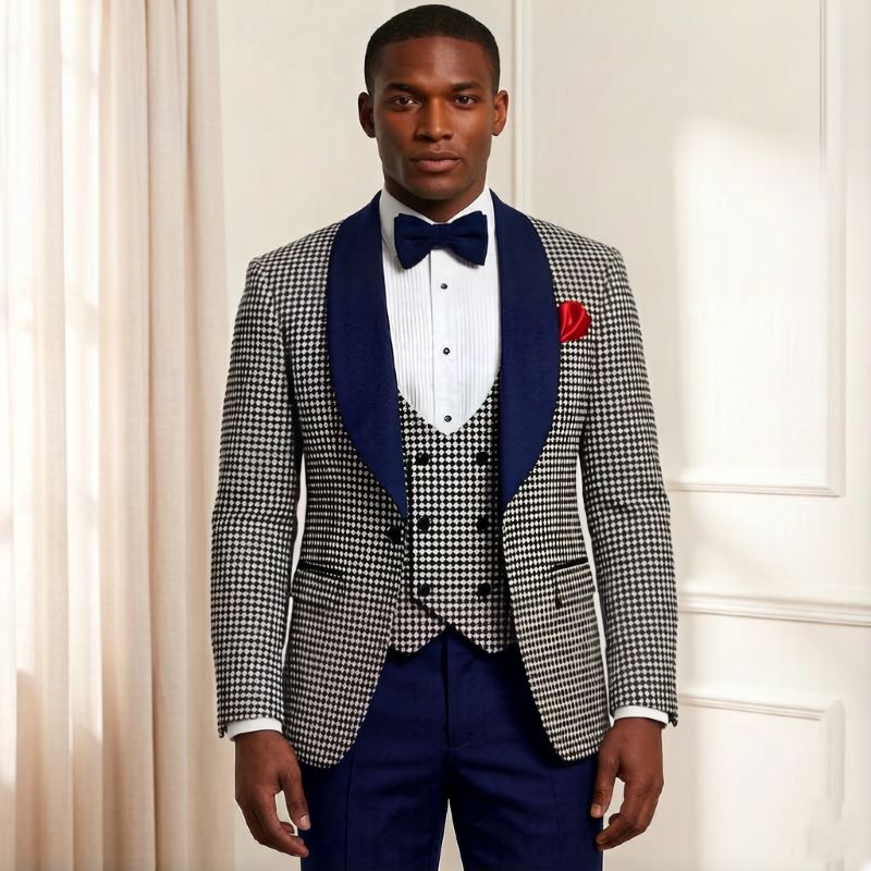 Check Suits for Men Houndstoot - Men'S Grooming Awards 评论和价格