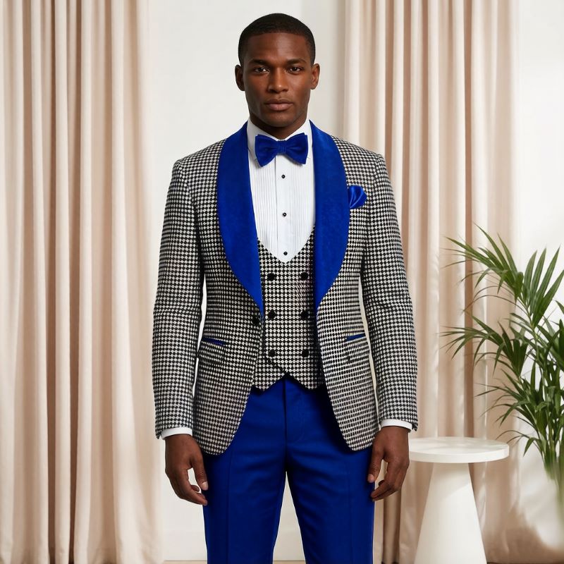 Check Suits for Men Houndstoot - Men'S Grooming Awards 评论和价格