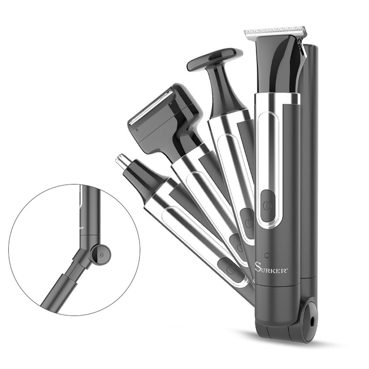 Surker 4-in-1 Shaver for Men G - Men'S Grooming Hair And Body Wash 评论和价格