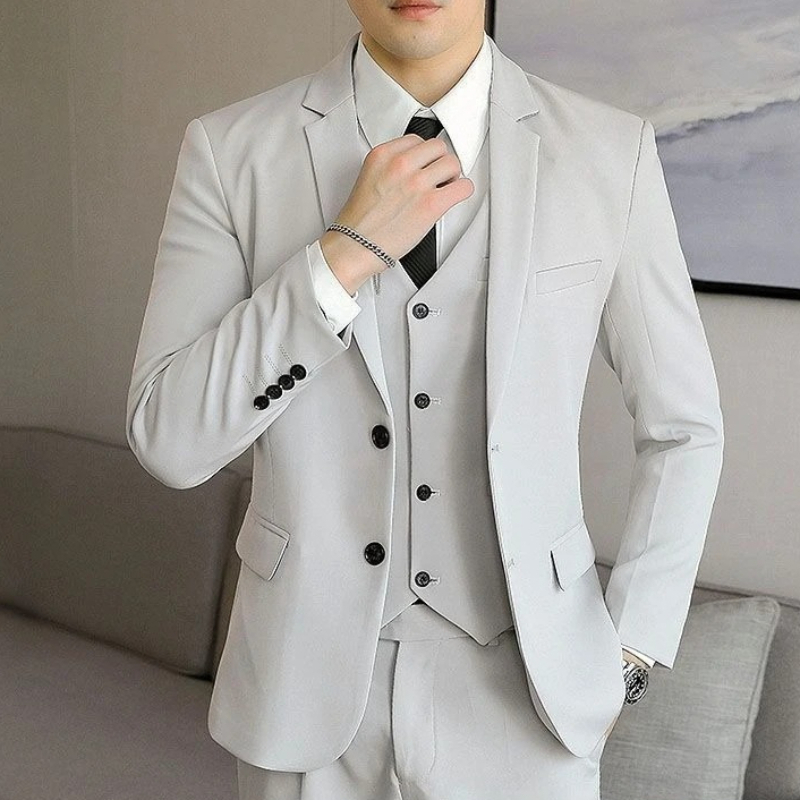 Slim Fit Korean Style Men Blaz - Men'S Grooming And Style 评论和价格