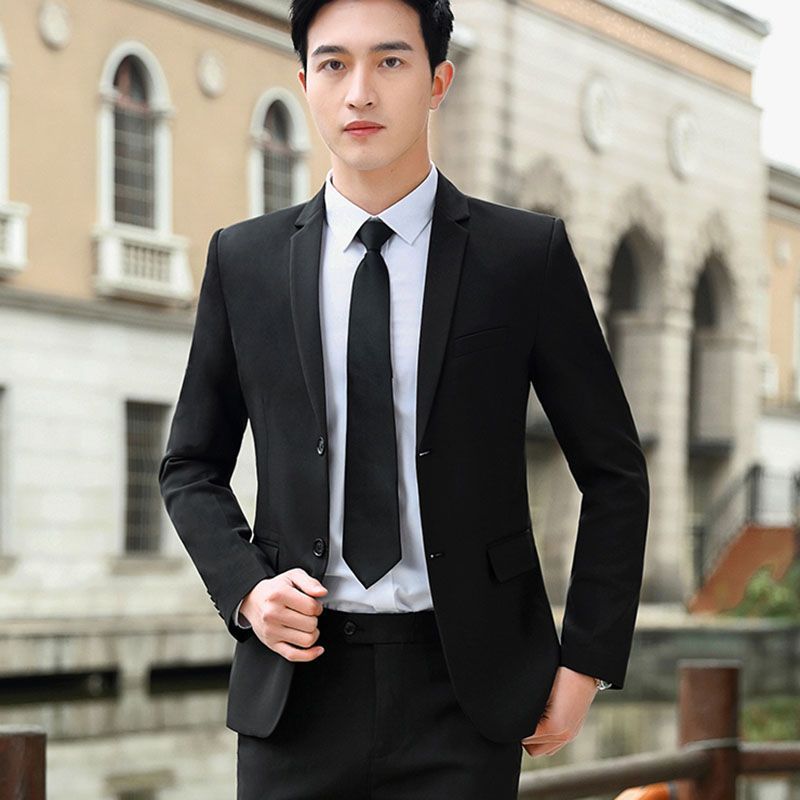 Slim Fit Korean Style Men Blaz - Men'S Grooming And Style 评论和价格