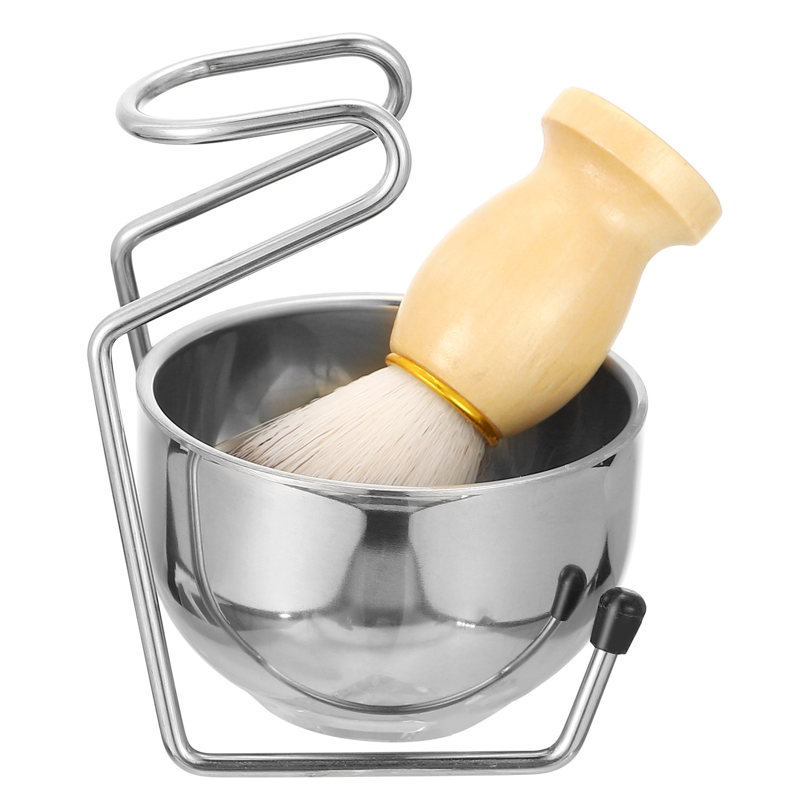 1Set Stainless Steel Shaving B - Shaving Brush Set 评论和价格