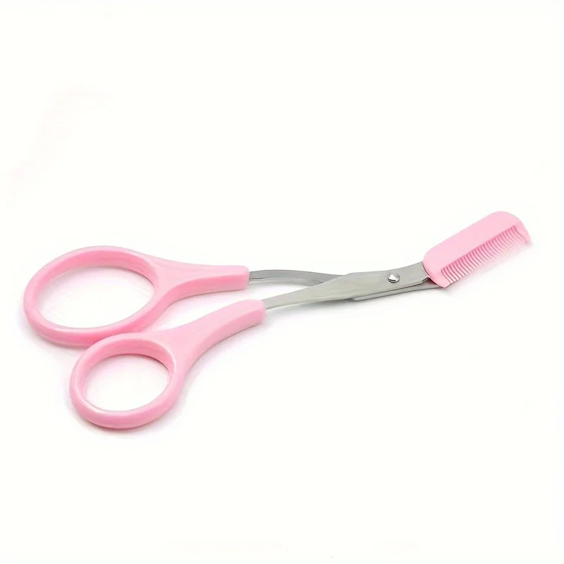 Eyebrow Trimmer Scissor With C - Men'S Grooming Eyebrow Shape 评论和价格
