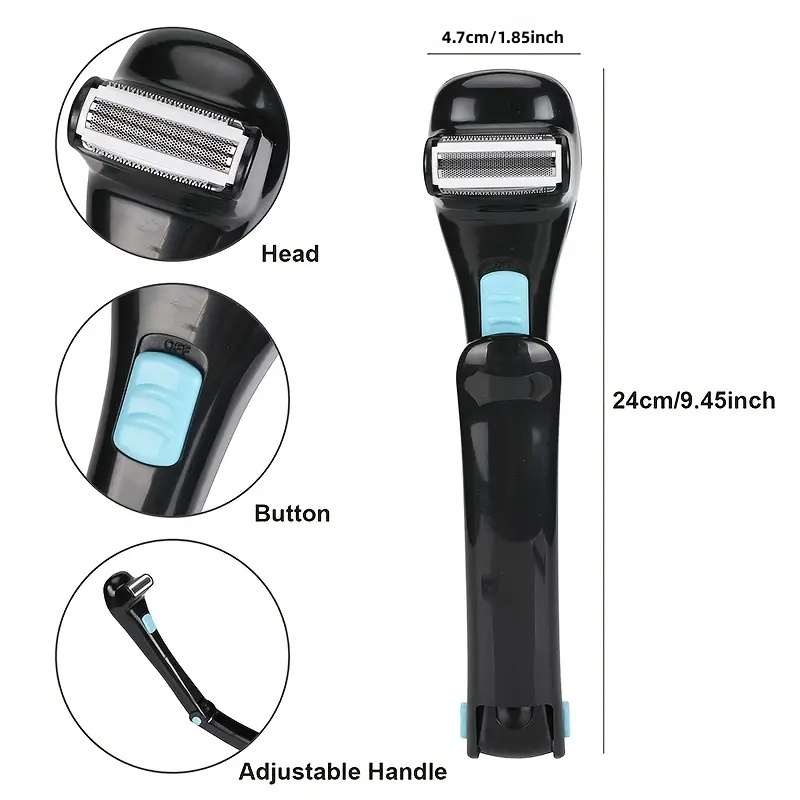Rechargeable Electric Back Sha - Men'S Grooming Hair And Body Wash 评论和价格