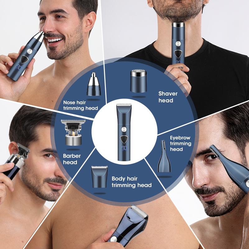 RESUXI HC-268B 5 in 1 Multifun - Men'S Grooming Hair And Body Wash 评论和价格