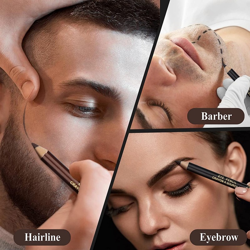 Pro Barber Hairline Pencil wit - Men'S Grooming Eyebrow Shape 评论和价格