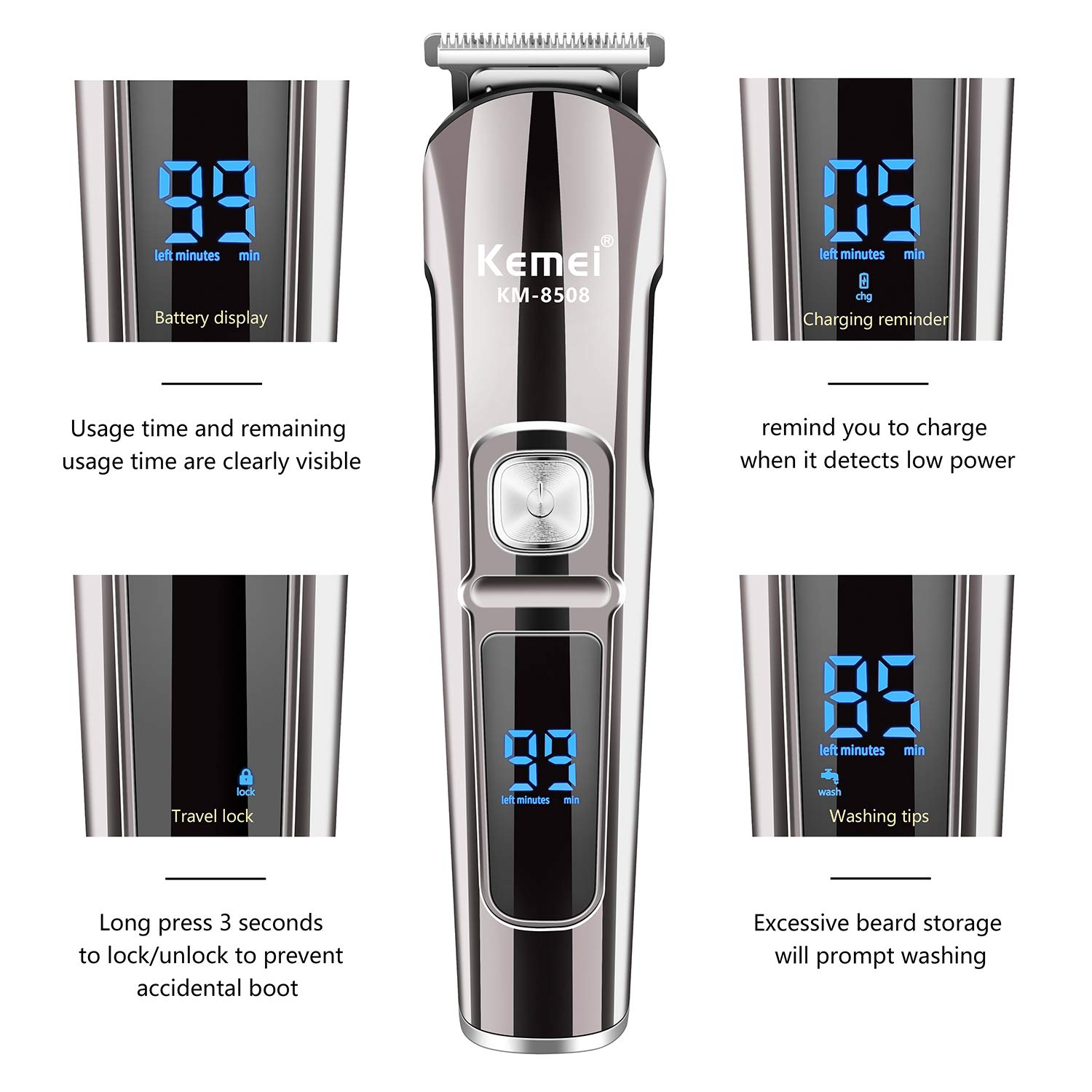 Original kemei all in one hair - Men'S Grooming Hair And Body Wash 评论和价格